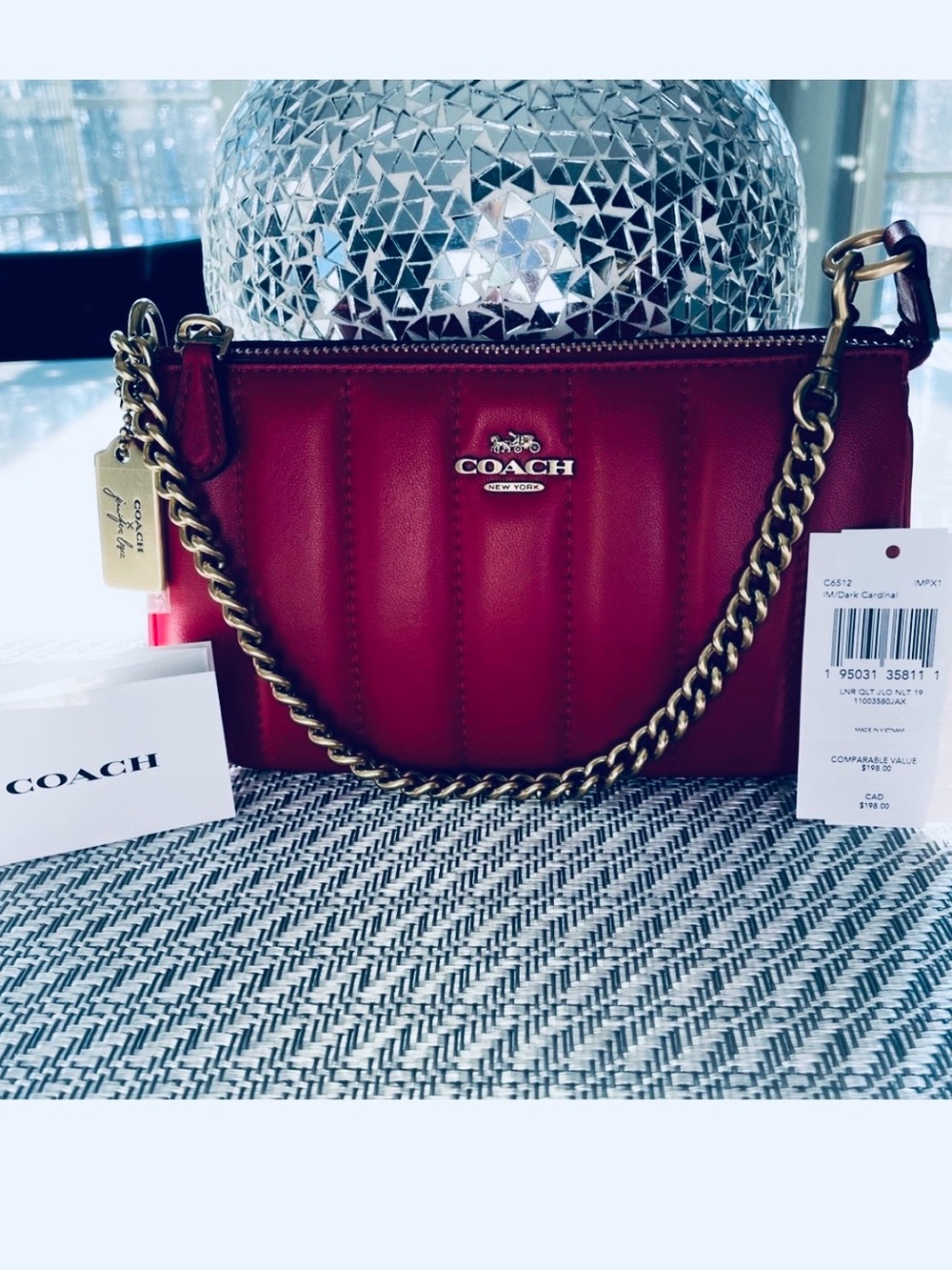 NWT!❤️‍🔥❤️‍🔥COACH X JENNIFER LOPEZ NOLITA 19!